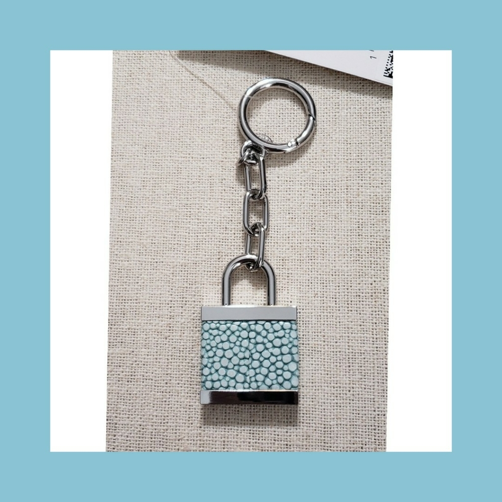Michael Kors Blue Lock Bag Charm